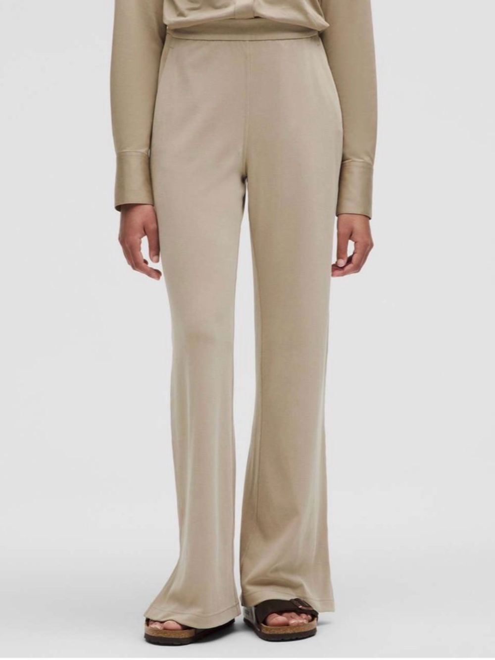 Lululemon Softstreme High-Rise Wide-Leg Pique Pant *Regular
